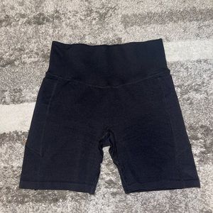 Black Pink Biker shorts